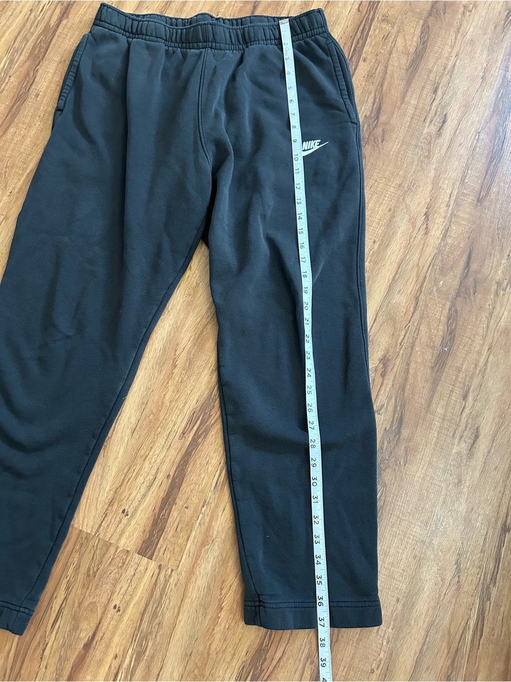 Nike Fleece Straight Leg Sweatpants Black Mens Size XL - Picture 8 of 9